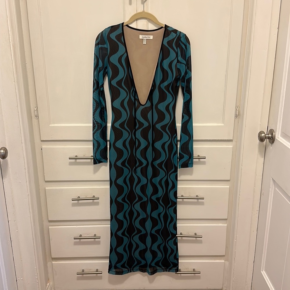 Lisa Says Gah! Long Sleeve Mesh Dress